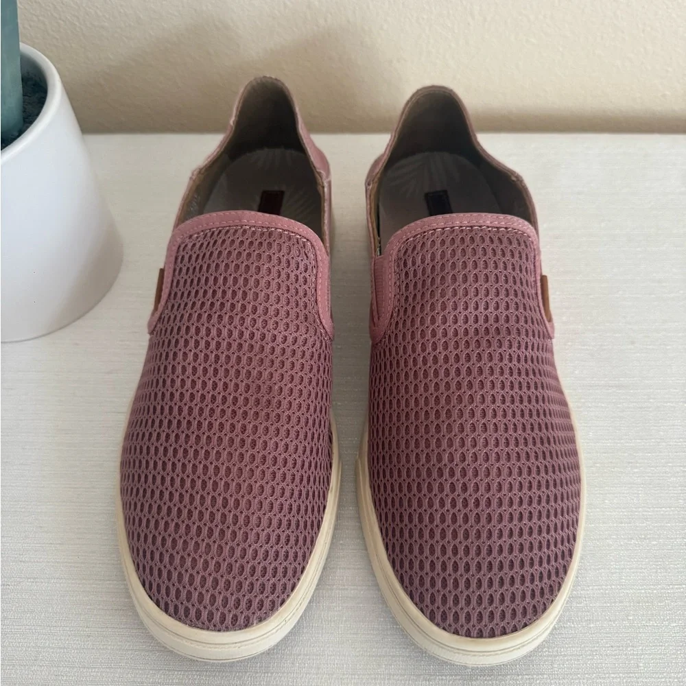 Olukai Pehuea Mauve Slip-On Mesh 2-Way Casual Sneakers - Picture 2 of 12